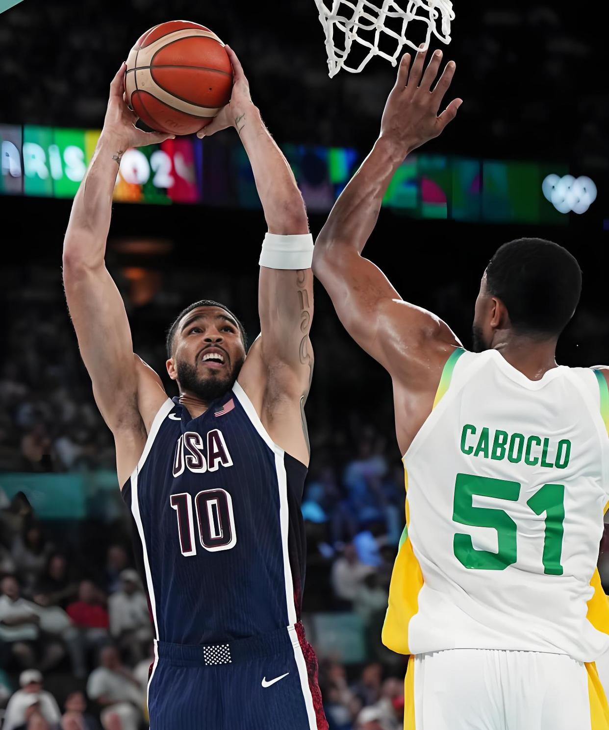 巴西男篮横扫日本男篮，特雷杨三分雨点燃全场的简单介绍